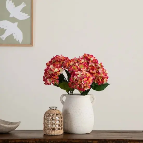 20" Pink Hydrangea Flower Stems, 3ct. {3}