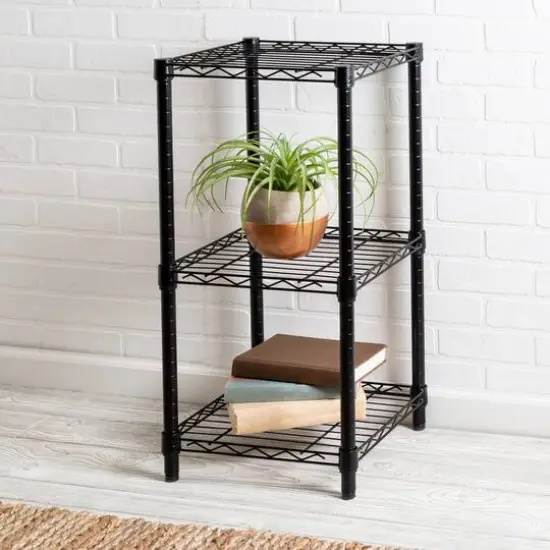 Honey Can Do Small 3-Tier Adjustable Storage Shelving Unit {3}