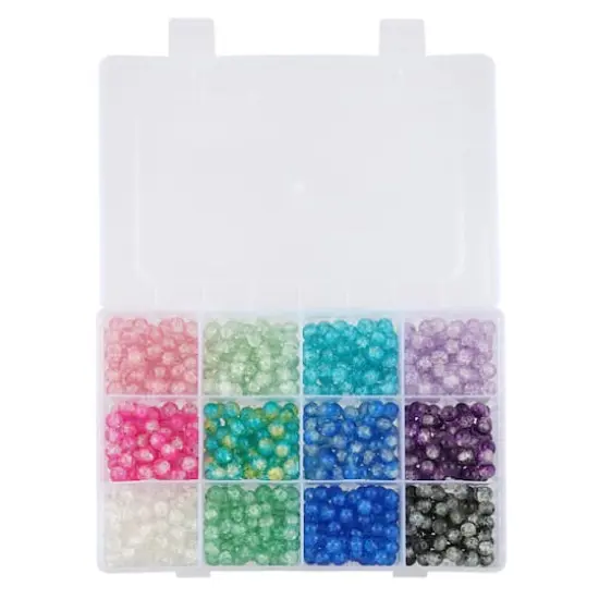 Crackle Glass Beads, 8mm by Bead Landing&trade; {3}