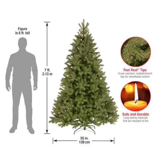 7 Ft. Unlit Feel Real&reg; Downswept Douglas Fir Full Artificial Christmas Tree {6}