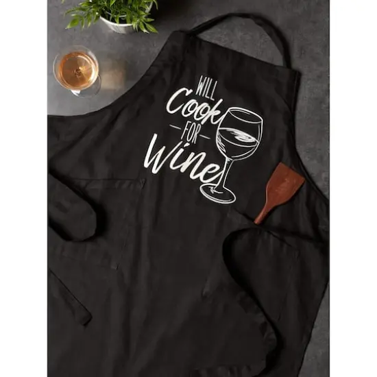 DII&reg; Will Cook For Wine Chef Apron {9}