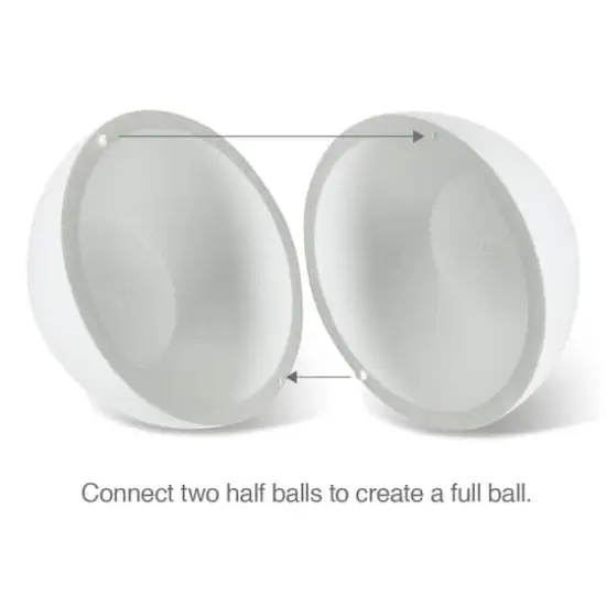 FloraCraft&reg; SmoothFōM&reg; 7.8" Hollow Foam Half Ball {7}