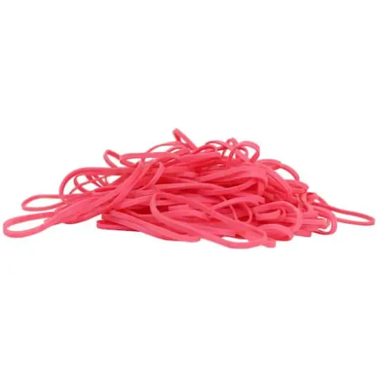 JAM Paper Size 33 Rubber Bands, 100ct. Pink {4}