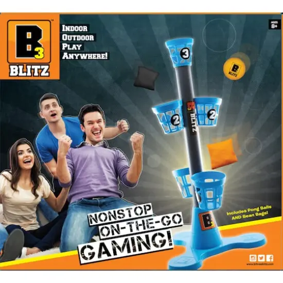 Blitz Bean Bag & Pong Ball Toss Game {6}