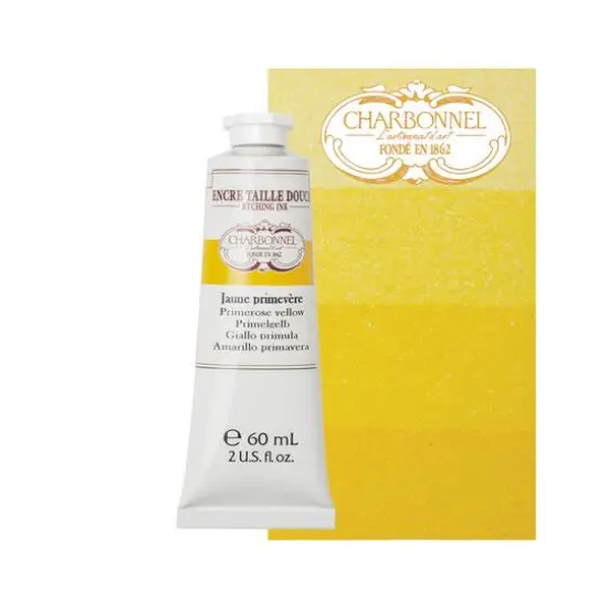 Charbonnel Etching Ink, 60mL Primrose Yellow {6}