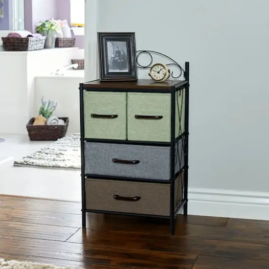 Household Essentials Victoria 32" 4-Drawer Dresser Multi {3}