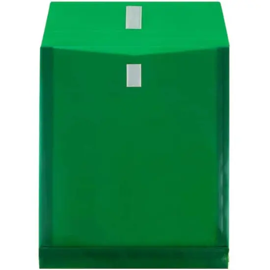 JAM Paper VELCRO&reg; Closure 9.75" x 11.75" Expandable Open End Envelopes, 12ct. Green {4}