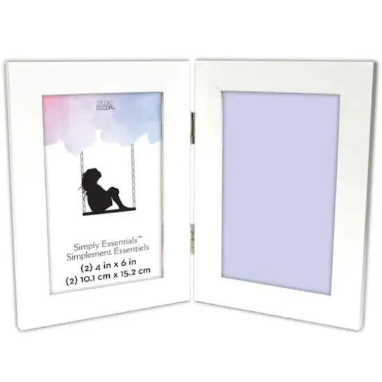 Simply Essentials&trade; 2 Opening Hinged Frame by Studio D&eacute;cor&reg; White {1}