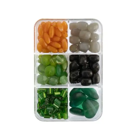 John Bead Czech Glass Recipe Box Beading Kit Zucchini Bread {5}