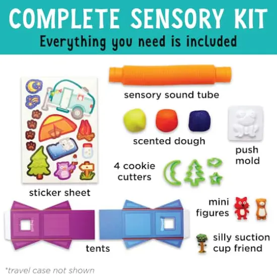 Creativity for Kids&reg; Sensory on the Go Camping Play Kit {9}