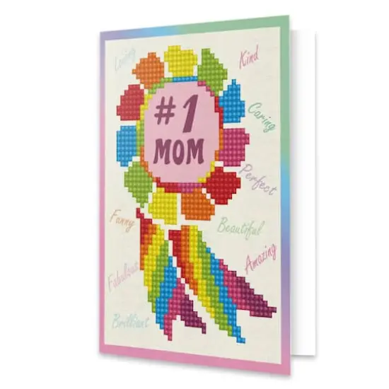 Diamond Dotz&reg; Number 1 Mom Diamond Painting Greeting Card Kit {1}