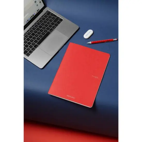 Fabriano&reg; EcoQua A4 Grid Notebook Red {9}