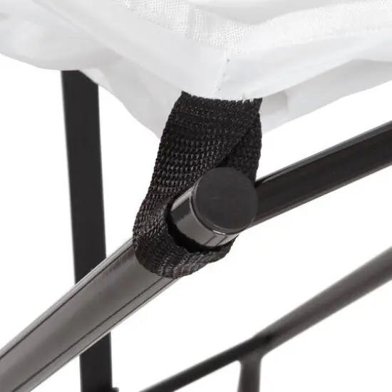 Honey Can Do Black/White Single Bounce Back Hamper with Wheels and Lid {12}