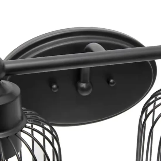 Lalia Home Ironhouse 2 Light Industrial Cage Vanity {6}