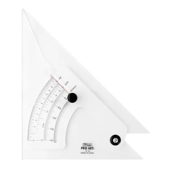 Pro Art&reg; 10'' Adjustable Triangle with Magnifier {3}