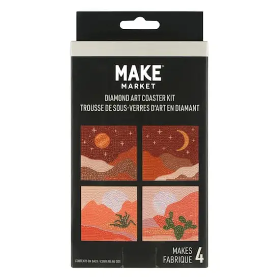 Desert Diamond Art Coaster Kit by Make Market&reg; {7}