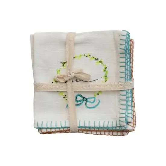 Hello Honey&reg; Square Cotton Napkin Set {1}