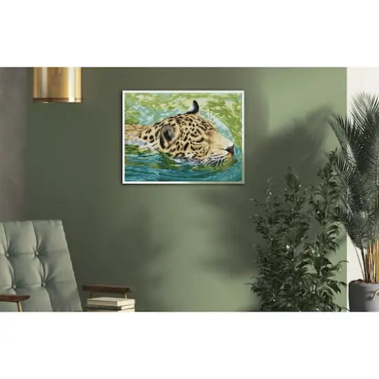 Diamond Dotz&reg; Intermediate Jungle Prince Pre-Framed Diamond Painting Kit {5}