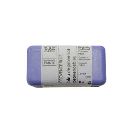 R&F&reg; Encaustic Paint Cake, 40mL Provence Blue {1}