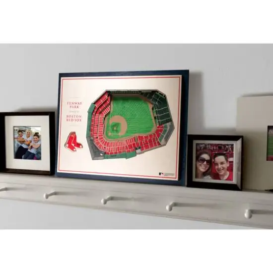 MLB Team 5-Layer StadiumView Wall Art Boston Red Sox {4}