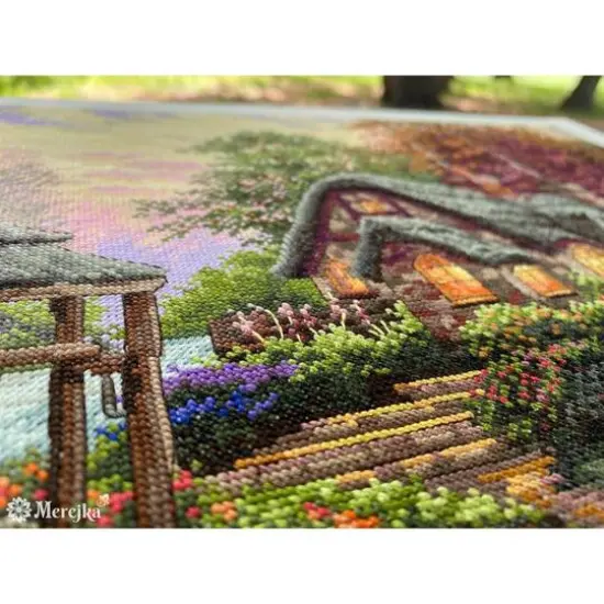 Merejka Make a Wish Cottage Counted Cross Stitch Kit {6}