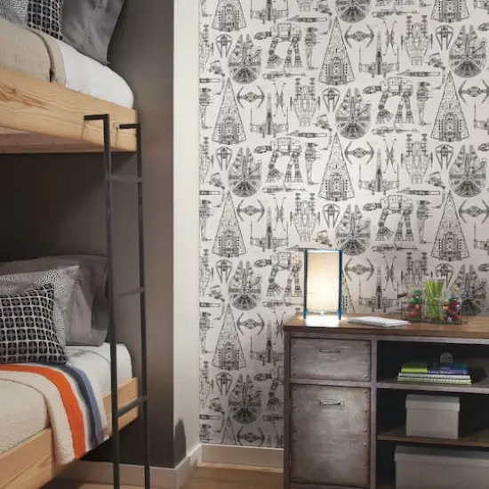 RoomMates Star Wars Blueprint Peel & Stick Wallpaper {3}