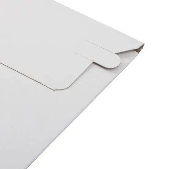 JAM Paper 6" x 6" White Flat Photo Mailer Peel & Seal Closure Envelopes, 6ct. {6}