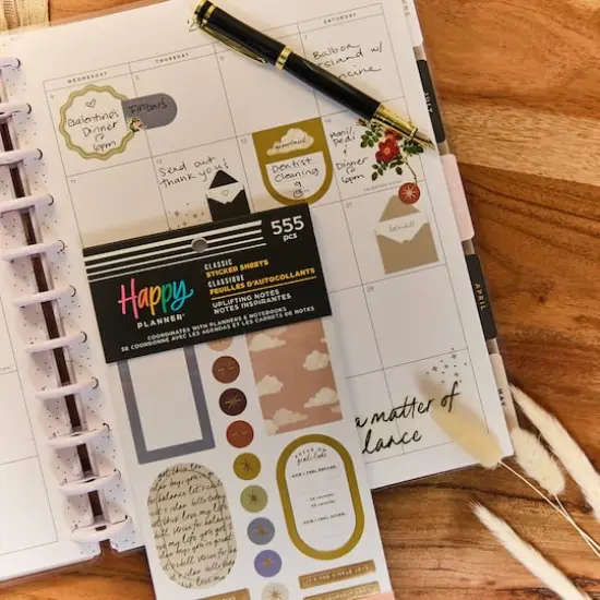 The Classic Happy Planner&reg; Uplifting Notes Sticker Book {13}
