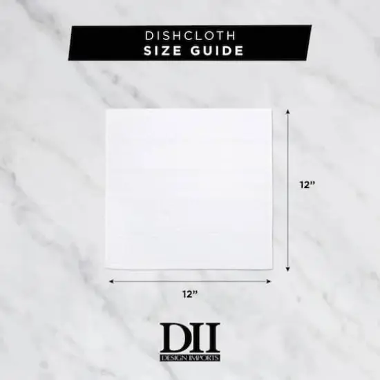 DII&reg; Gray Combo Windowpane Dishcloths, 6ct. {3}