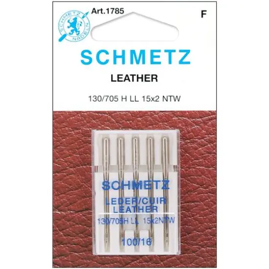 Euro-Notions SCHMETZ Leather Machine Needles, 5ct. {1}