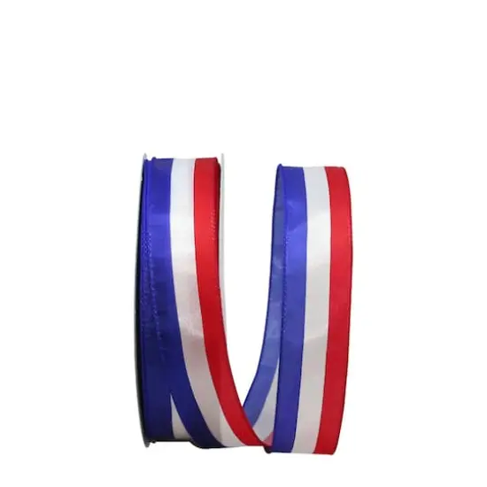 The Ribbon Roll 1.5" x 50yd. Wired Americana Ribbon {1}