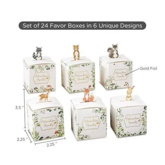 Kate Aspen&reg; Woodland Baby Favor Box Set {7}