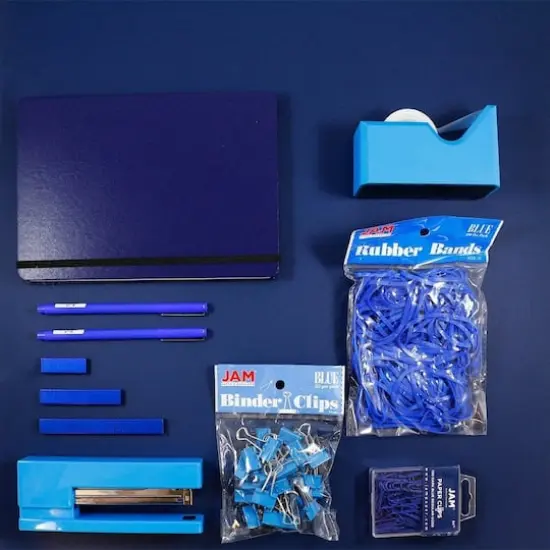 JAM Paper Complete Desk Kit Blue {5}