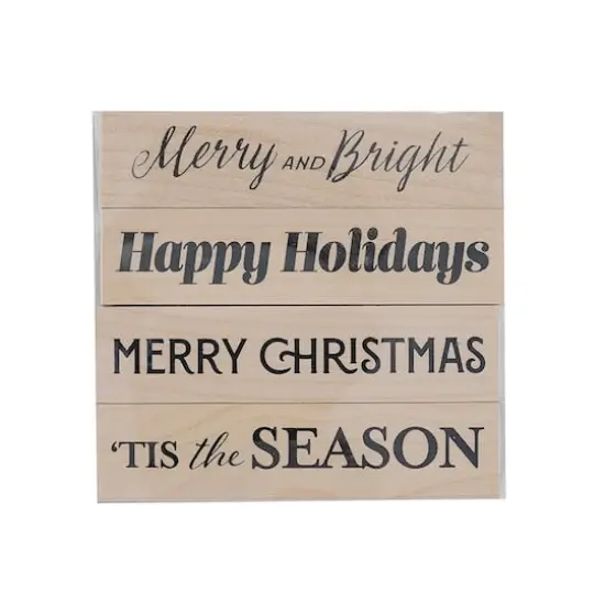 Merry & Bright Wood Stamp Set by Recollections™ {1}