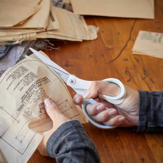 Fiskars&reg; 8" Green & White Scissors, 2ct. {7}