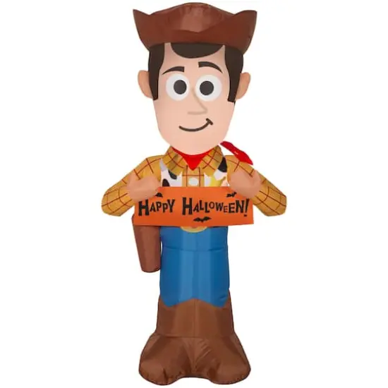 3.5ft. Airblown&reg; Inflatable Halloween Woody with Banner {1}
