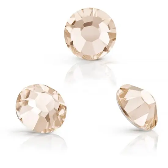 Preciosa MAXIMA SS7 Flat Back Czech Crystals, 144ct. Gold Quartz {4}