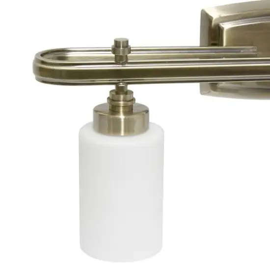 Lalia Home Essentix 23" 3-Light Vanity Fixture Antique Brass {7}