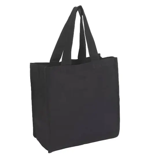 Durable Canvas Tote by Make Market&reg; Black {4}