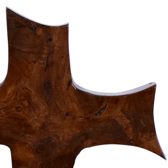 Brown Teak Wood Eclectic Style Wall Decor 14" x 10" x 1" {5}