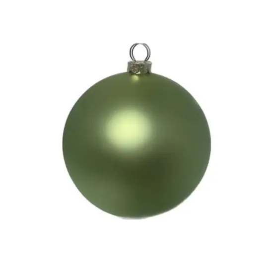 Whitehurst 28 Pack 2" Matte Glass Ball Ornaments Patina Green {1}