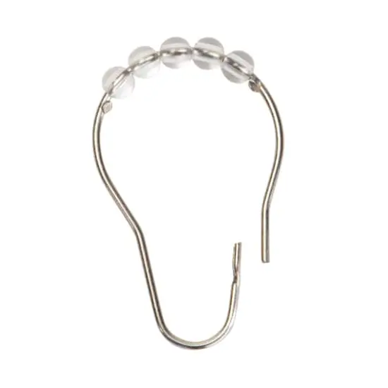 Bath Bliss Clear 12 Piece Shower Curtain Rings {3}