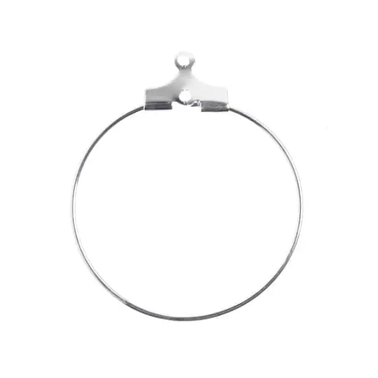 John Bead 25mm Earring Hoops, 12ct. {3}