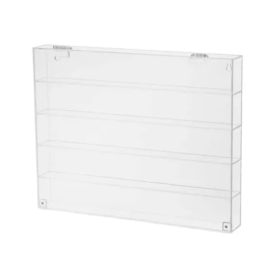 Clear Front Loading Mini Figure Shadow Box with Shelves by Studio D&eacute;cor&reg; {1}