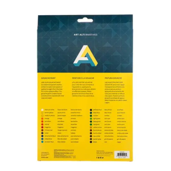 Art Alternatives Economy Gouache 24 Color Paint Set, 12mL Tubes {4}