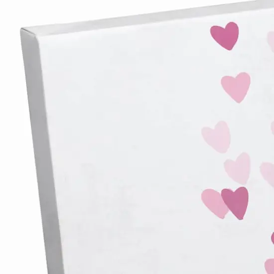 Pink Bike with Hearts Canvas Wall Art {4}