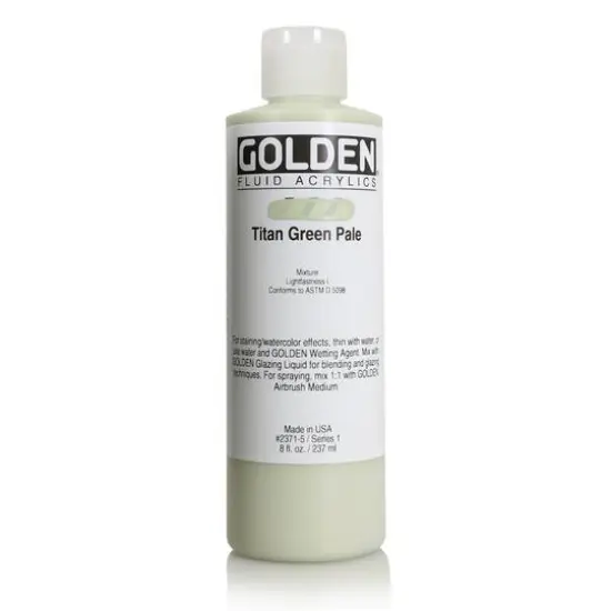 Golden&reg; Fluid Acrylics, 8oz. Titan Green Pale {1}