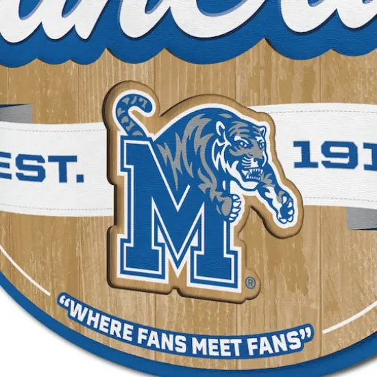 NCAA Fan Cave Sign Memphis Tigers {6}