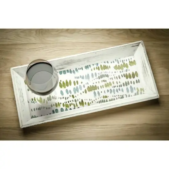 RoomMates Dotted Line Peel & Stick Wallpaper Blue and Green {6}