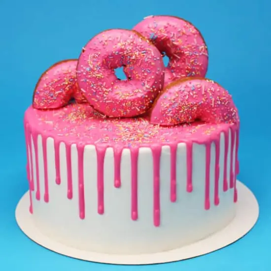 Satin Ice&reg; White Chocolate Cake Drip Pink {6}